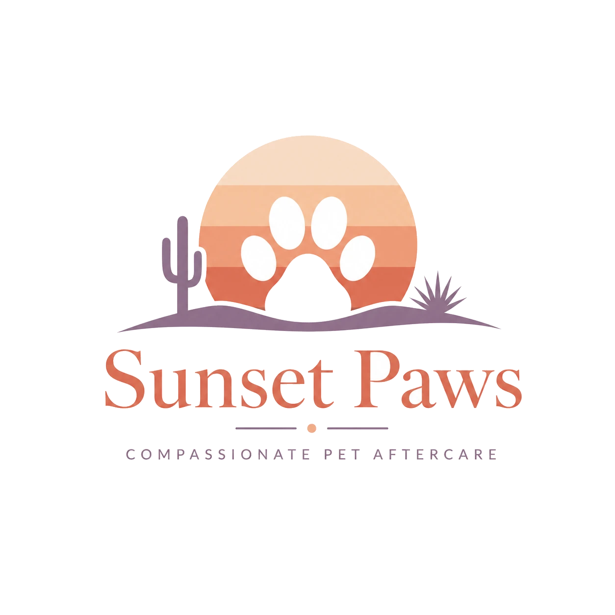 Sunset Paws
